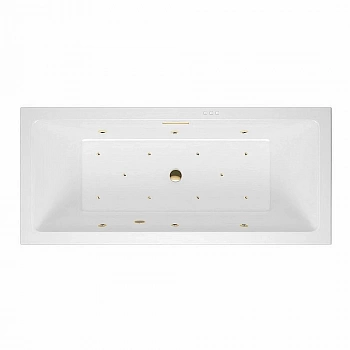 Ванна акриловая EXCELLENT Heaven Slim RELAX WAEX.HEV18S.RELAX.GL 180x80 белая с гидромассажем
