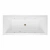 Ванна акриловая EXCELLENT Heaven Slim RELAX WAEX.HEV18S.RELAX.GL 180x80 белая с гидромассажем