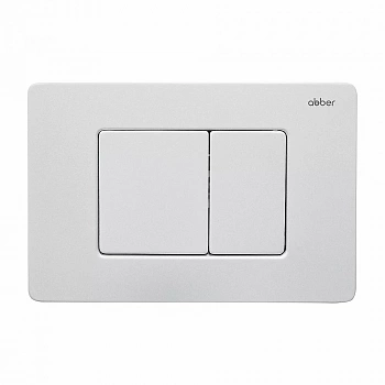 Кнопка для инсталляции ABBER AC0120MW белая матовая