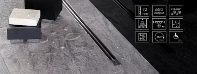 Душевой трап PESTAN Confluo Slim Line 300