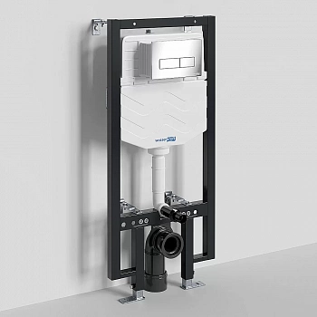 Инсталляция для унитаза WasserKraft Vils 56TLT.010.ME.CH03 с кнопкой хром