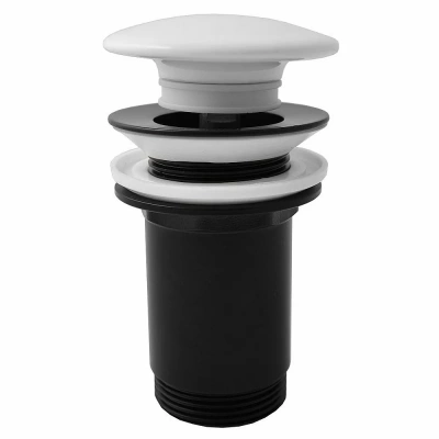 Донный клапан для раковины Rav-Slezak MD0485CMAT черный матовый