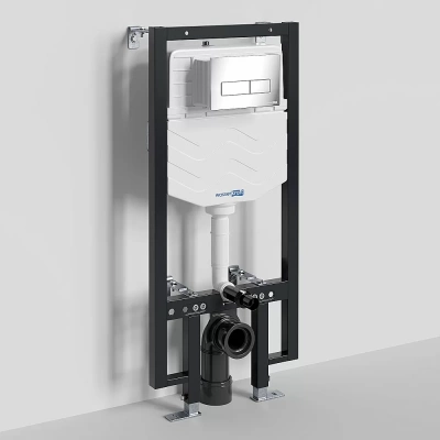 Инсталляция для унитаза WasserKraft Vils 56TLT.010.ME.CH03 с кнопкой хром