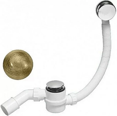 Слив-перелив для ванны Эстет McAlpine Mrb12 ФР-00008602 бронза