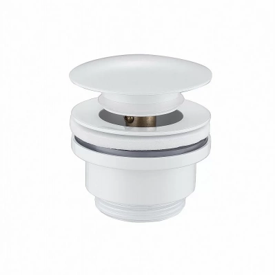 Донный клапан без перелива Abber Bequem AF0011W белый