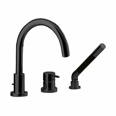 Смеситель для ванны Cisal LESS LN00126040 черный матовый