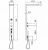 Душевая панель Bossini Manhattan-4 L00897.030 хром Душевая панель Bossini Manhattan-4 L00897.030 хром