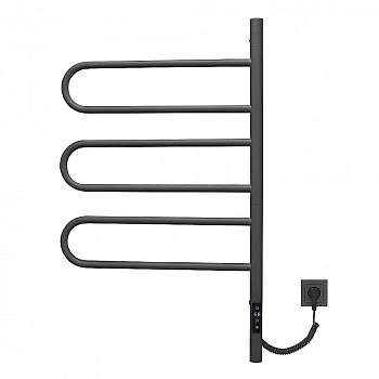 Полотенцесушитель электрический Vincea VTD-1R2CGE 44х80 графит