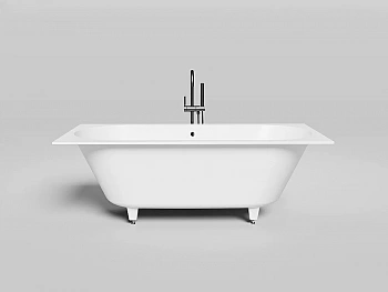 Ванна Salini Ornella AXIS S-Stone 103421MRF 180x80 белая/полностью RAL матовая