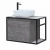 Тумба с раковиной Aquanet Nova Lite Loft 75 L/R дуб рошелье