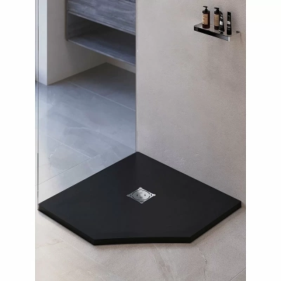 Душевой поддон RGW ST/T-G Stone Tray 16155100-02 100x100 графит