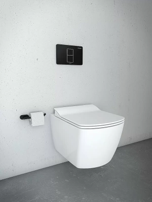 Унитаз подвесной с функцией биде CREAVIT ELEGANT EG321-00 белый, безободковый