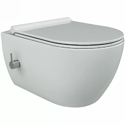 Унитаз Boheme Bianca 963-2-WM белый матовый, безободковый, с функцией биде