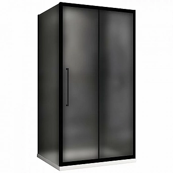 Душевой уголок ABBER Schwarzer Diamant AG30170BMH-S70BM 170х70 стекло матовое/профиль черный