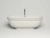 Ванна Salini Greca Meander S-Stone 103021MRH 180x80 белая/снаружи RAL матовая