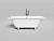 Ванна Salini Ornella AXIS S-Stone 103423MRF 170x75 белая/полностью RAL матовая