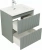 Тумба с раковиной Aquanet Джейн (Flat) 335432/254363 60 мисти грин