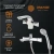 Набор смесителей Orange Lotos M32-311cr хром