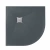 Душевой поддон RGW ST/R-G Stone Tray 16153099-02 90x90 графит