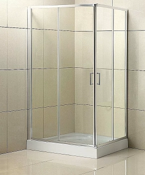 Душевой уголок BelBagno UNO 195-AH-2 120x100 прозрачный/хром