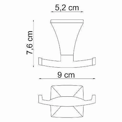 Крючок WasserKRAFT Wern K-2523D