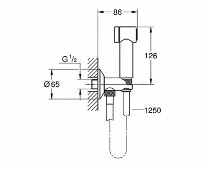 Душевой гарнитур Grohe Sena Trigger Spray 26332000