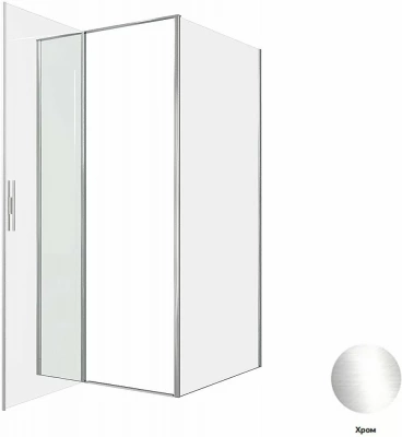 Душевой уголок Allen Brau Priority 100x100 3.31028.00 + 3.31046.00 прозрачный/хром