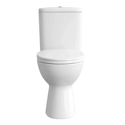 Унитаз Vitra S10 9864B003-7201 безободковый, с бачком, с крышкой микролифт, белый