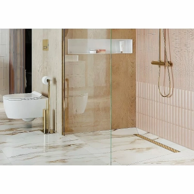 Душевой трап EXCELLENT Stilio Gold 80 INEX.1515.800.R.GL золото