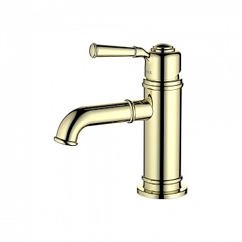 Смеситель для раковины Aquatek Классик AQ1510PG золото полированное