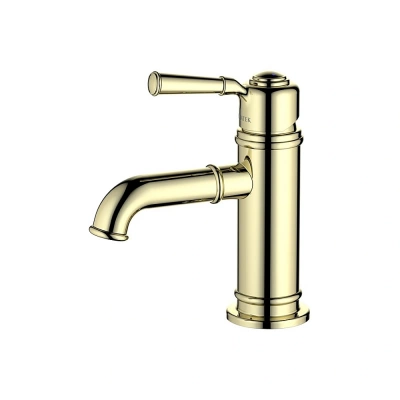 Смеситель для раковины Aquatek Классик AQ1510PG золото полированное