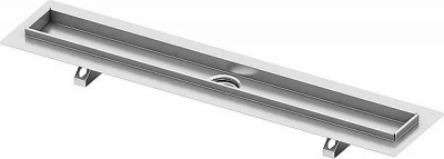 Душевой лоток TECE Drainline plate II 120 комплект, хром