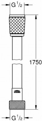 Душевой шланг Grohe Relexaflex 28154002 хром