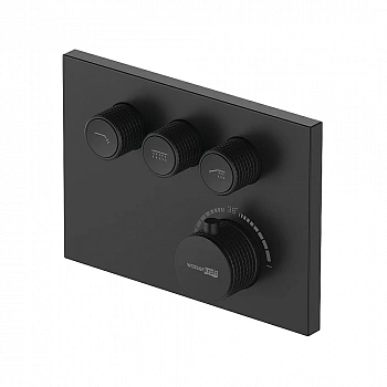 Смеситель для душа WasserKraft Elbe 7458 Thermo черный