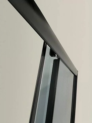 Душевой уголок Niagara Eco NG-008-14QT 80х80 стекло тонированное/профиль черный