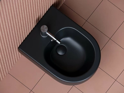 Биде подвесное Ceramica Nova PLAY CN3002MB черное