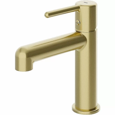 Смеситель для раковины Iddis Aiger AIGSB01i01 матовое золото