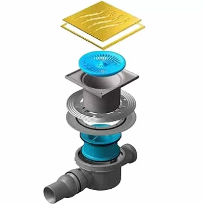 Душевой трап Pestan Confluo Standard 13000141 золото