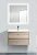 Тумба с раковиной BelBagno KRAFT 80 2C-SO/LOV-800-LVB Rovere Galifax Bianco