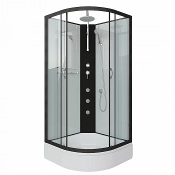Душевая кабина Niagara Classic NG-6702-14BKTG 100x100 с гидромассажем