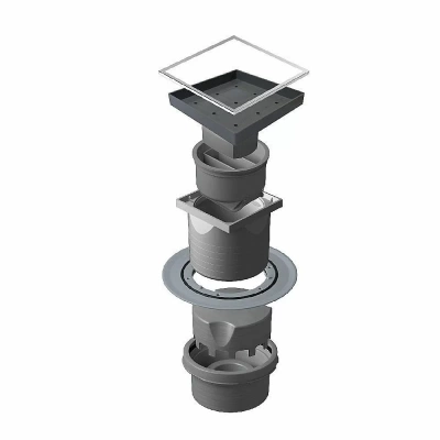 Душевой трап PESTAN Confluo Standard Vertical Dry Ceramic с рамкой