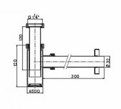 Сифон для раковины Rav-Slezak MD0233Z золото