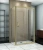 Душевой уголок Good Door JAZZ WTW+SP+SP 130х90 стекло прозрачное/профиль золото