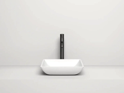 Раковина накладная Salini Callista 04 1101108G 38 из искусственного камня S-Sense, белая глянцевая