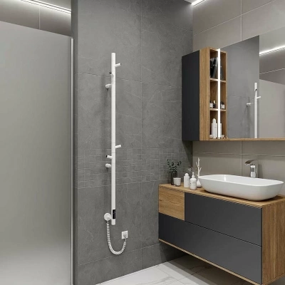 Полотенцесушитель электрический Vincea VTD-1DWE белый