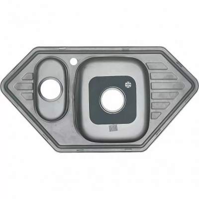 Мойка кухонная с сифоном Melana 222 C t (*7)