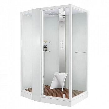 Душевая кабина Orans Diamond 89102WLH 150х100 профиль белый