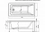 Ванна Aquanet Bright с г/м Energy 145x70 с к/с Ванна Aquanet Bright с г/м Energy 145x70 с к/с