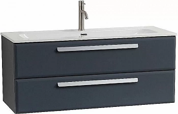 Тумба с раковиной Cezares Eco 120 ECO-CER-N-1200-2C-SO-GR-P графит