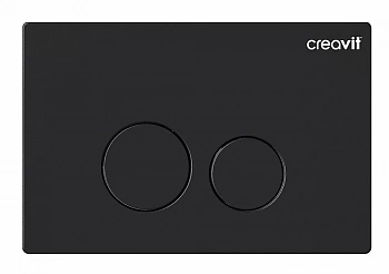 Кнопка для инсталляции Creavit TERRA GP9002.01 черная матовая
